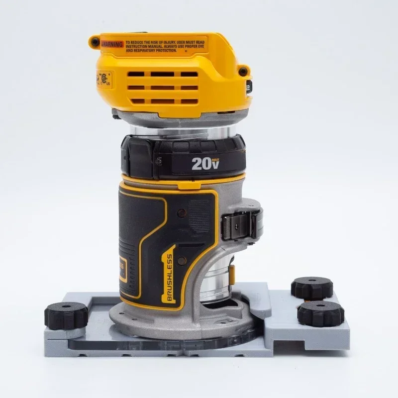 Imagem -02 - Adaptador para Base de Roteador Dewalt Pista Dcw600b Dwp611 Conexão de Máquina Festool Makita Guia de Serra Acessórios de Ferramenta