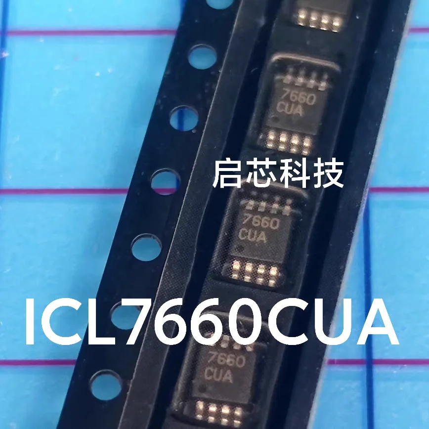 ICL7660 ICL7660CUA Brand New, Original, 0.65 mm Pitch, MSOIC-8 Package