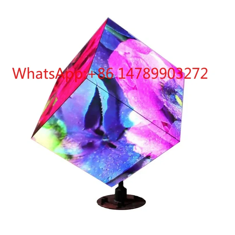 P2.5 Multi Connection LED Cube Screen Full Color Ceiling Hoisting Indoor Advertising Display