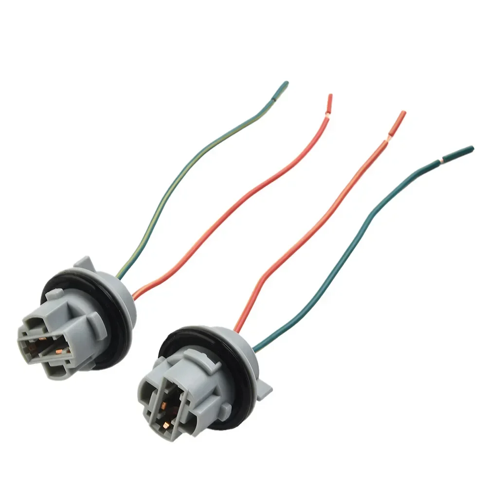 High Quality Practical Useful Light Bulb Socket Adapter Vehicle Front Pair Pigtail Wire Replacement Two Harness