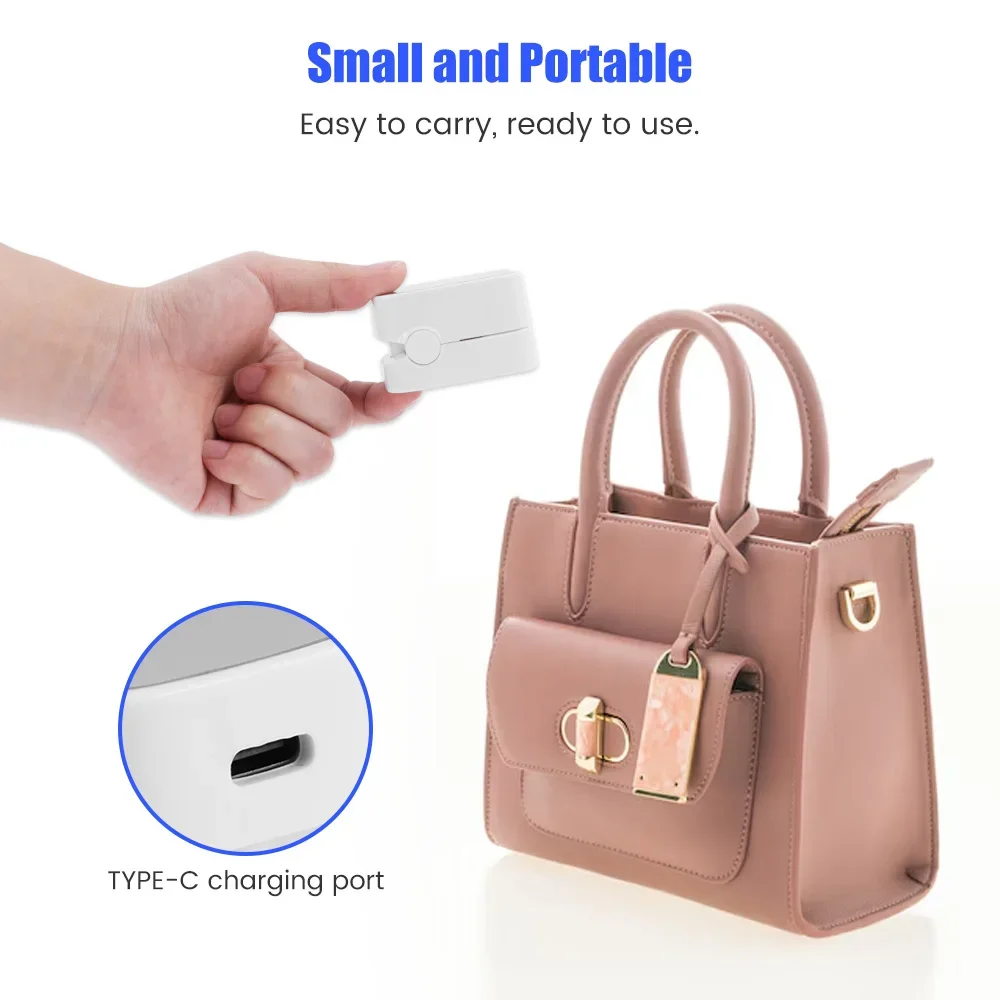 Nail Fungus Treatment LED Laser Device for Cleaning Onychomycosis USB Charge 905nm Infrared Light 470nm Blue Light Nail Salon