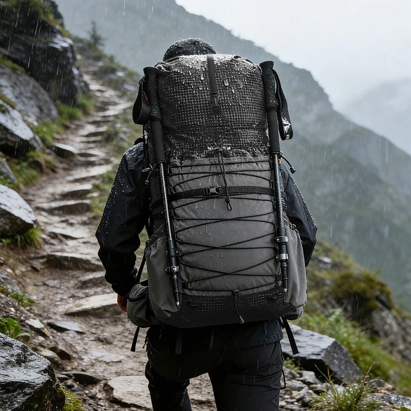 Unisex 70L Lightweight Internal Frame Hiking Backpack with Rain Cover for Camping And Outdoor Activities