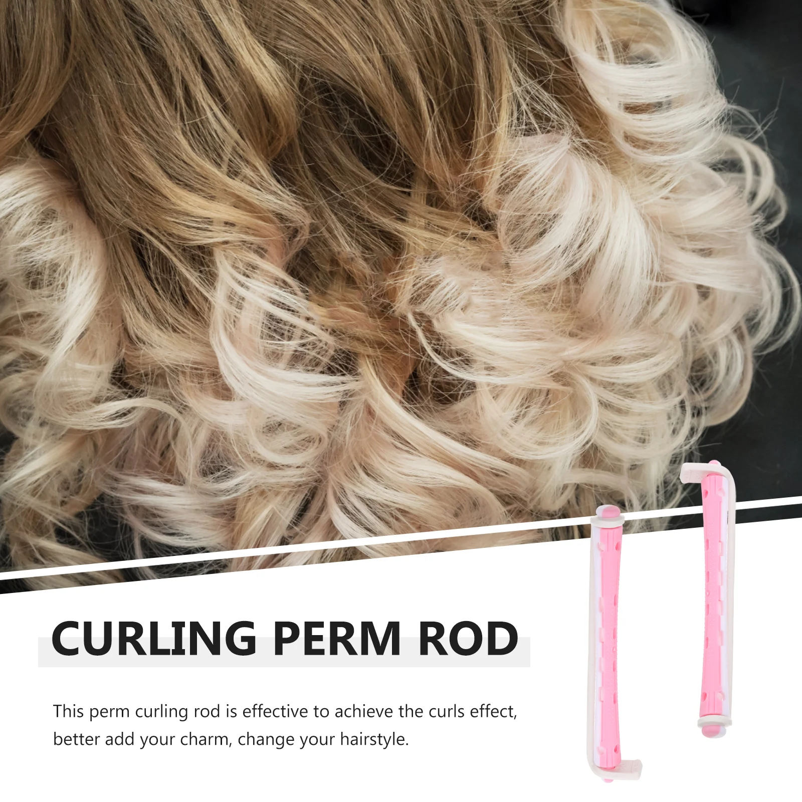 

12Pcs Curling Perm Rod Portable Hair Rollers Durable Lightweight Hair Curlers for Women Travel Home Styling Tools Practical