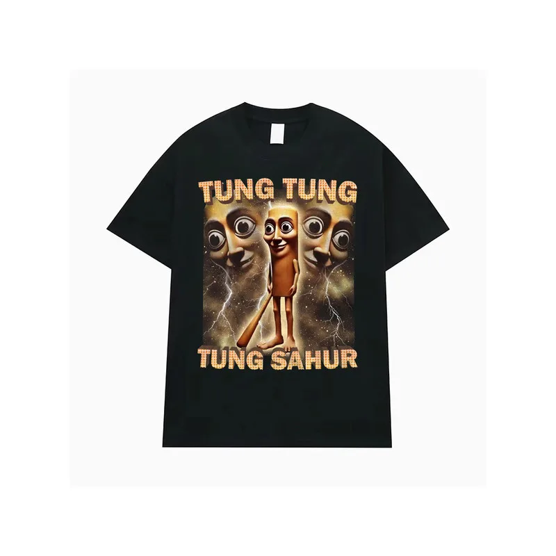 

Summer New Street Hip Hop Print Men T Shirt Trendy Urban Style Casual Short Sleeve Tee Comfortable Cotton Fabric Bold Graphic