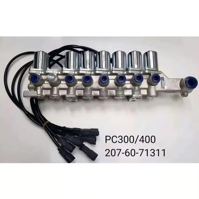 207-60-7131 1 rotary solenoid valve block for excavators