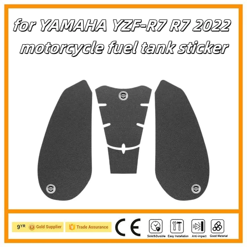 

Motorcycle Sticker Tank Non Slip Tank Traction Side Pad Protective Decal for YAMAHA YZF-R7 R7 2022 motorcycle fuel tank sticker