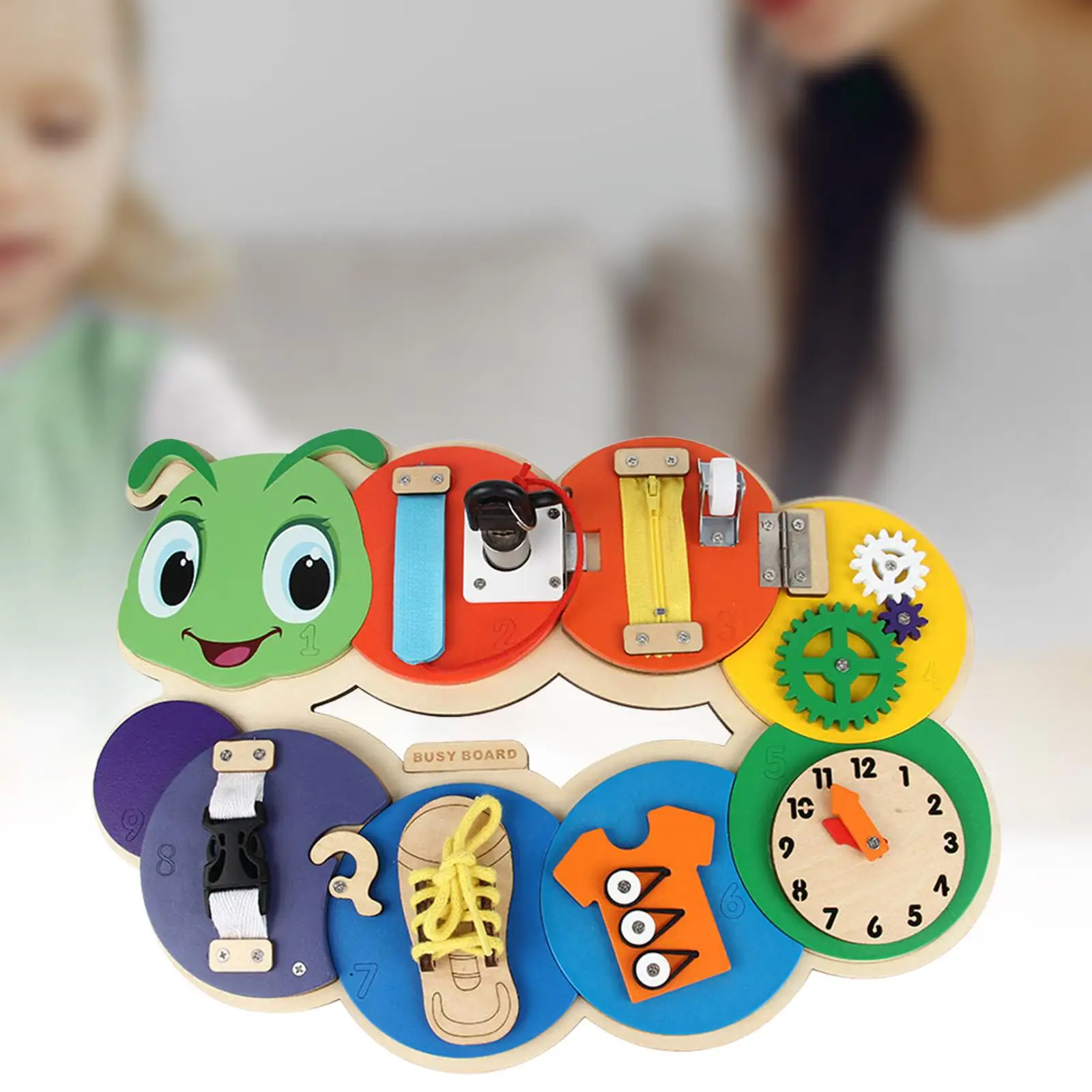 Sensory Busy Board Baby Sensory Board 1x Educational Toys Montessori Busy Board