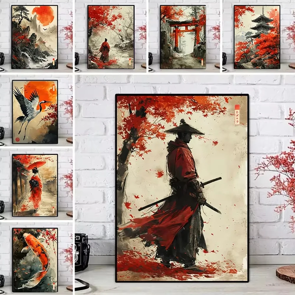 Sumie Japanese Canvas Painting - огляд і ціна Home Decor Japanese
