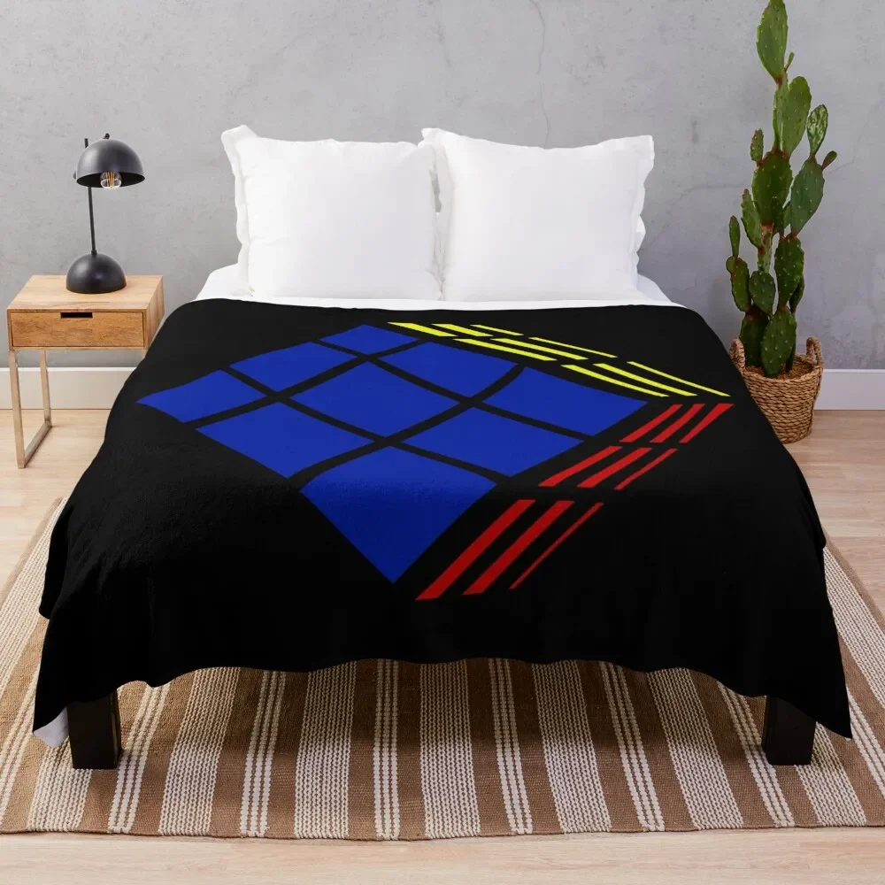 A Strange Cube Throw Blanket Cute Fluffys Large Kid'S Blankets