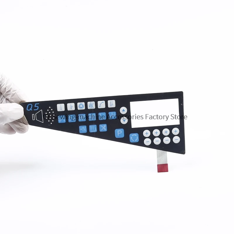 1 pçs novo painel de operação adesivo membrana filme teclado botão papel para maqi sunsir q5 overlock máquina costura industrial