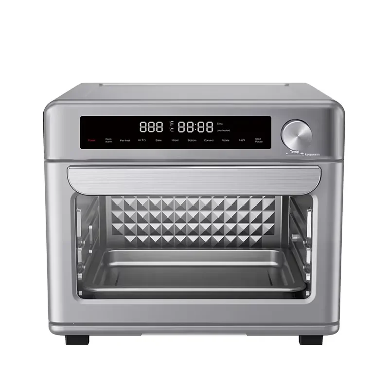 for  Household Kitchen Air Fryer Oven Digital Toaster with Double Glass Door Low Fat Healthy Cooking Appliance