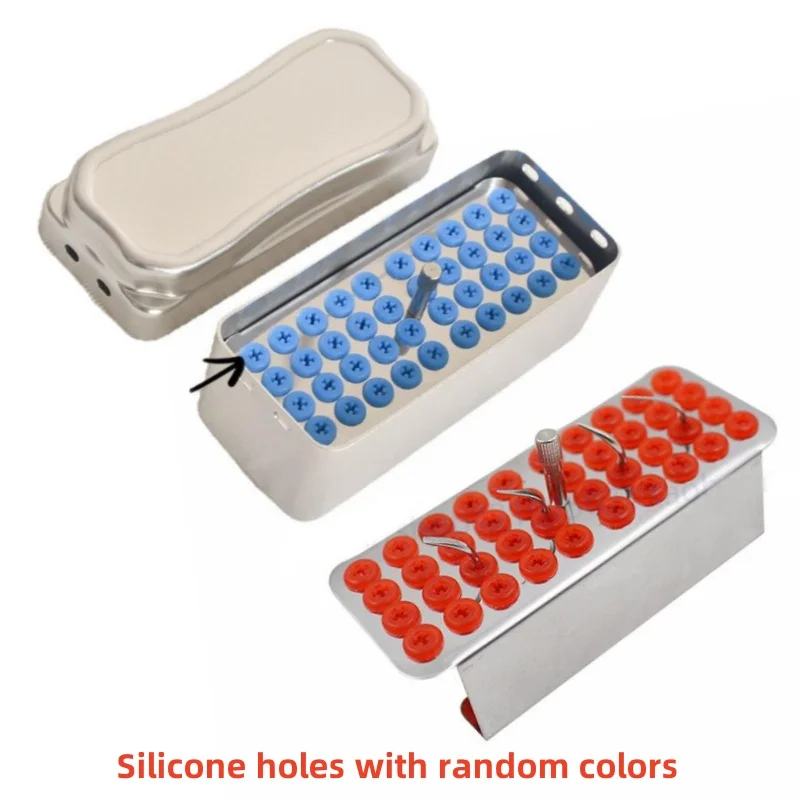 

Стоматологический инструмент, 40 точек, держатель для боров, FG, низкоскоростной держатель для боров, коробка, материал для стоматолога, металлический инструмент, 40 отверстий