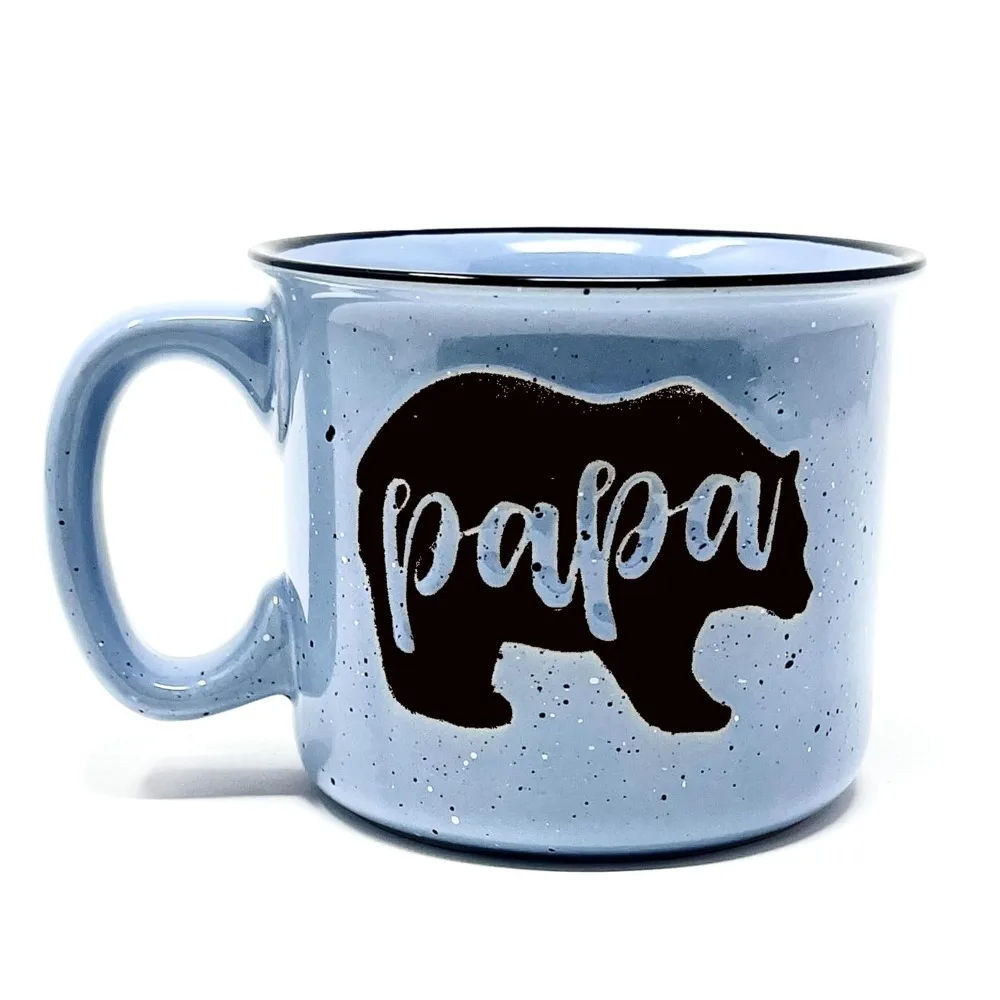 

Papa Bear 15oz Coffee Mug for Dad, Father, Grandpa, Husband - Unique Fun Gifts for Men, Grandads, Grandfather, Grandad