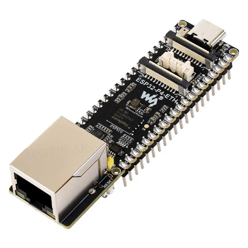 Picture 5: ESP32 P4 ETH Development Board RJ45 100M Ethernet port DSI/MIPI LCD Display Touchscreen/CSI Camera/Audio Speaker AI Deepseek
