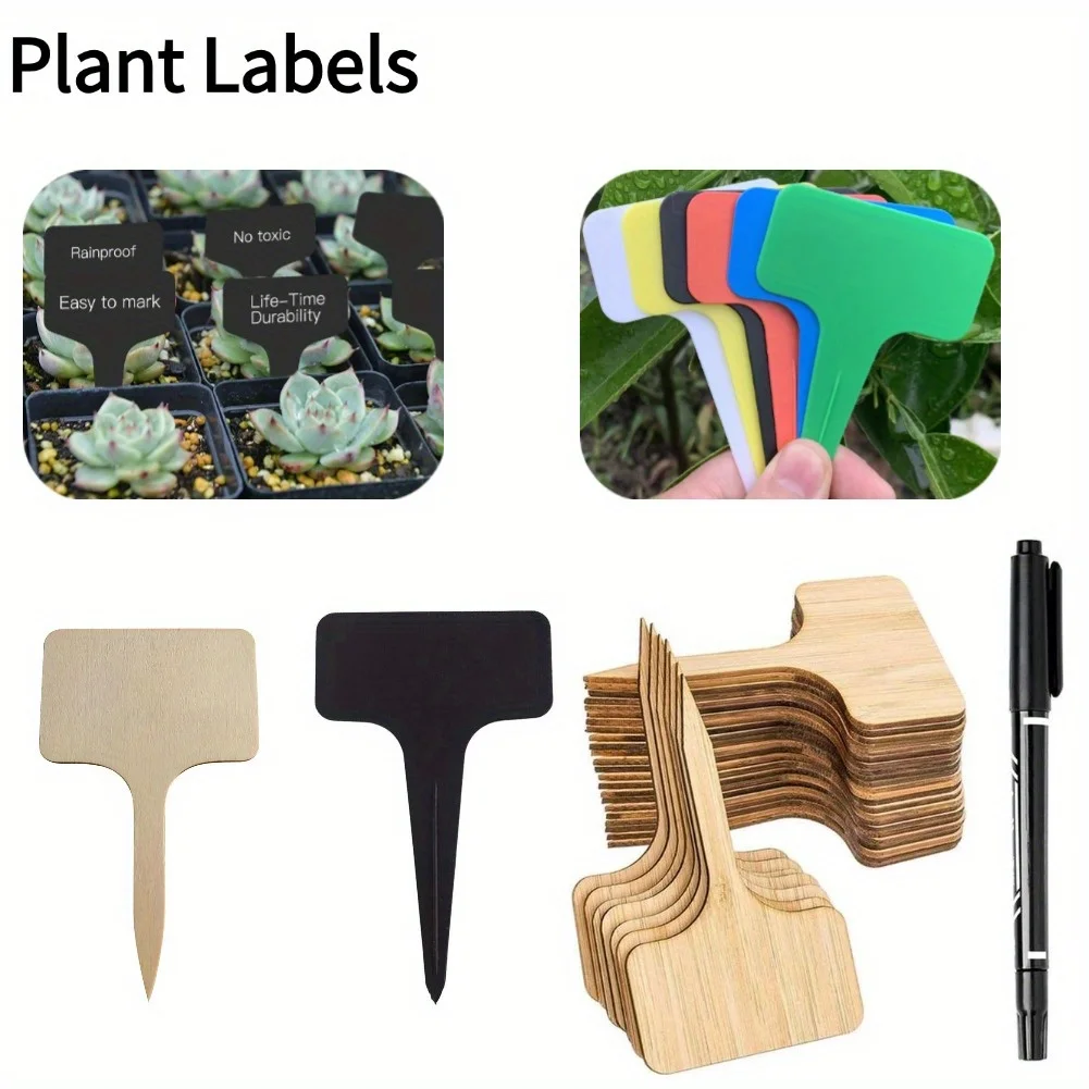 

Garden Plant Labels Plant Accessories Classification Sorting Sign Tag Flower Pots Plastic Plant Tags Nursery Markers