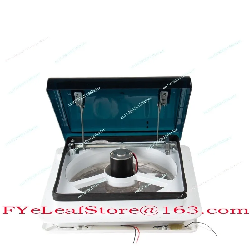 12V Two-way Car Roof Modified Ventilation, Rainproof, Insect-proof and Waterproof Bathroom Special Exhaust Fan