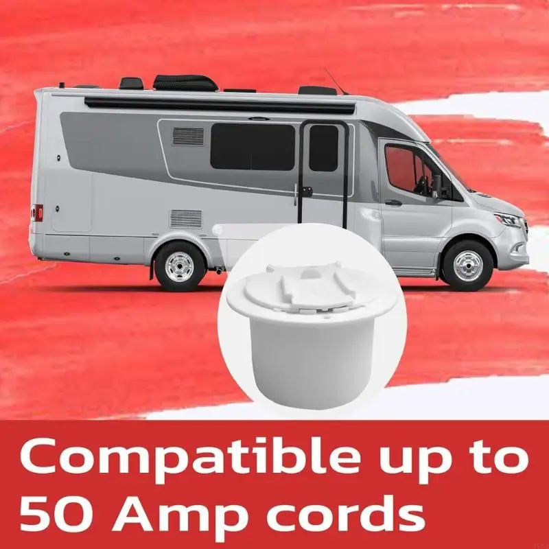 M76E Travel Trailer Cord Port for More Orderly Power Cable Entry