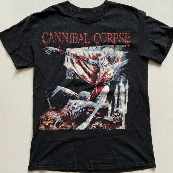 2002 CANNIBAL CORPSE Black All Size S M L - 5XL Gift Shirt AC704