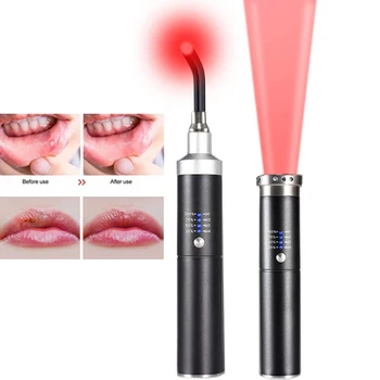Infrared&Red Light Therapy Lamp Cold Sore Treatment Device for Canker Sore Lips Nose Ear…