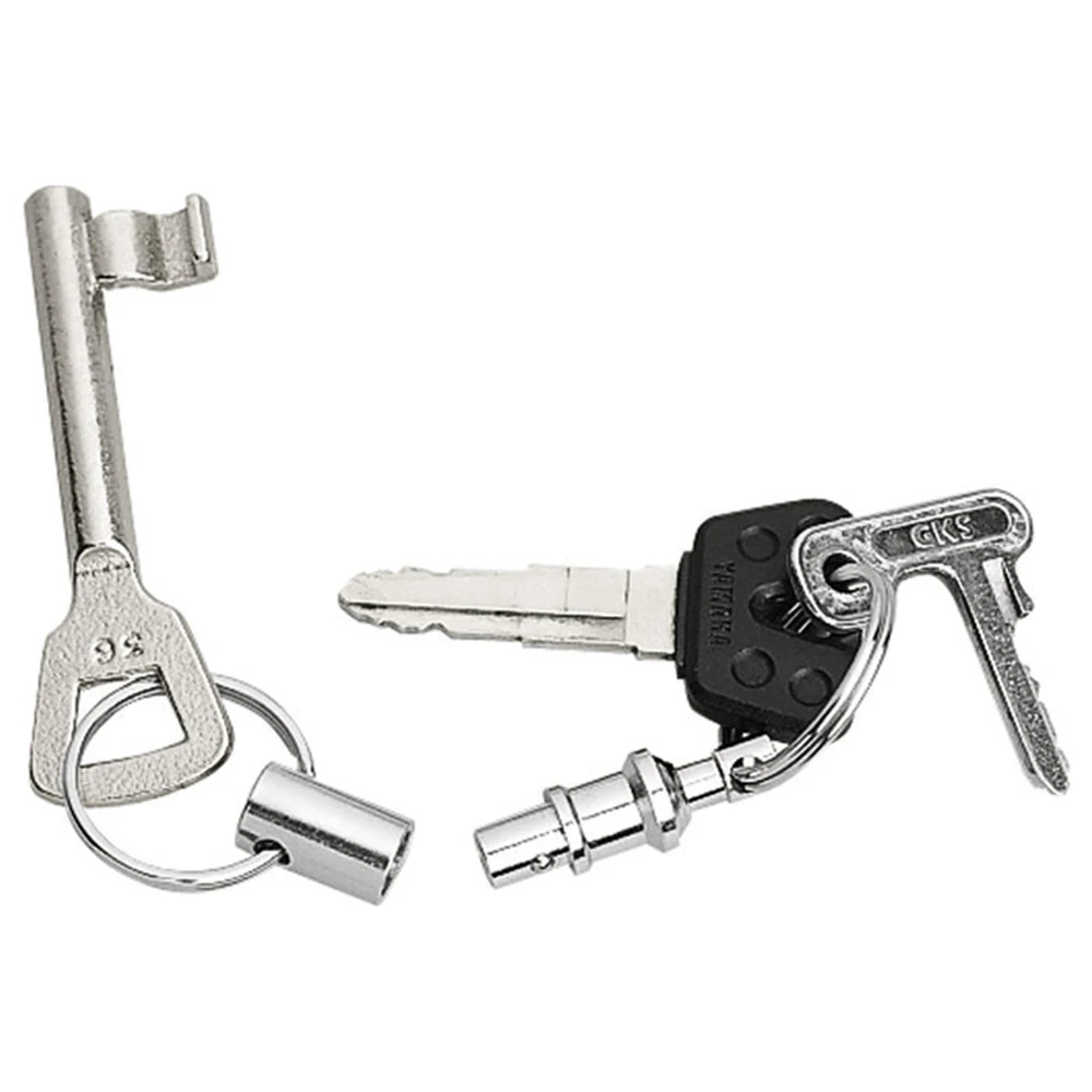 Detachable Pull Apart Metal Keychain for Women Men Silver Color Double End Key Chains Quick Release Keyring
