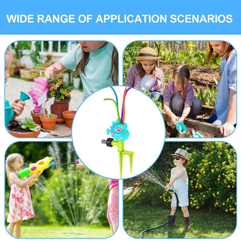 Outdoor Water Spray Sprinkler Spray Water Toy For Kids Safe Design Water Play Toy For Outdoor Activities Beaches Gardens