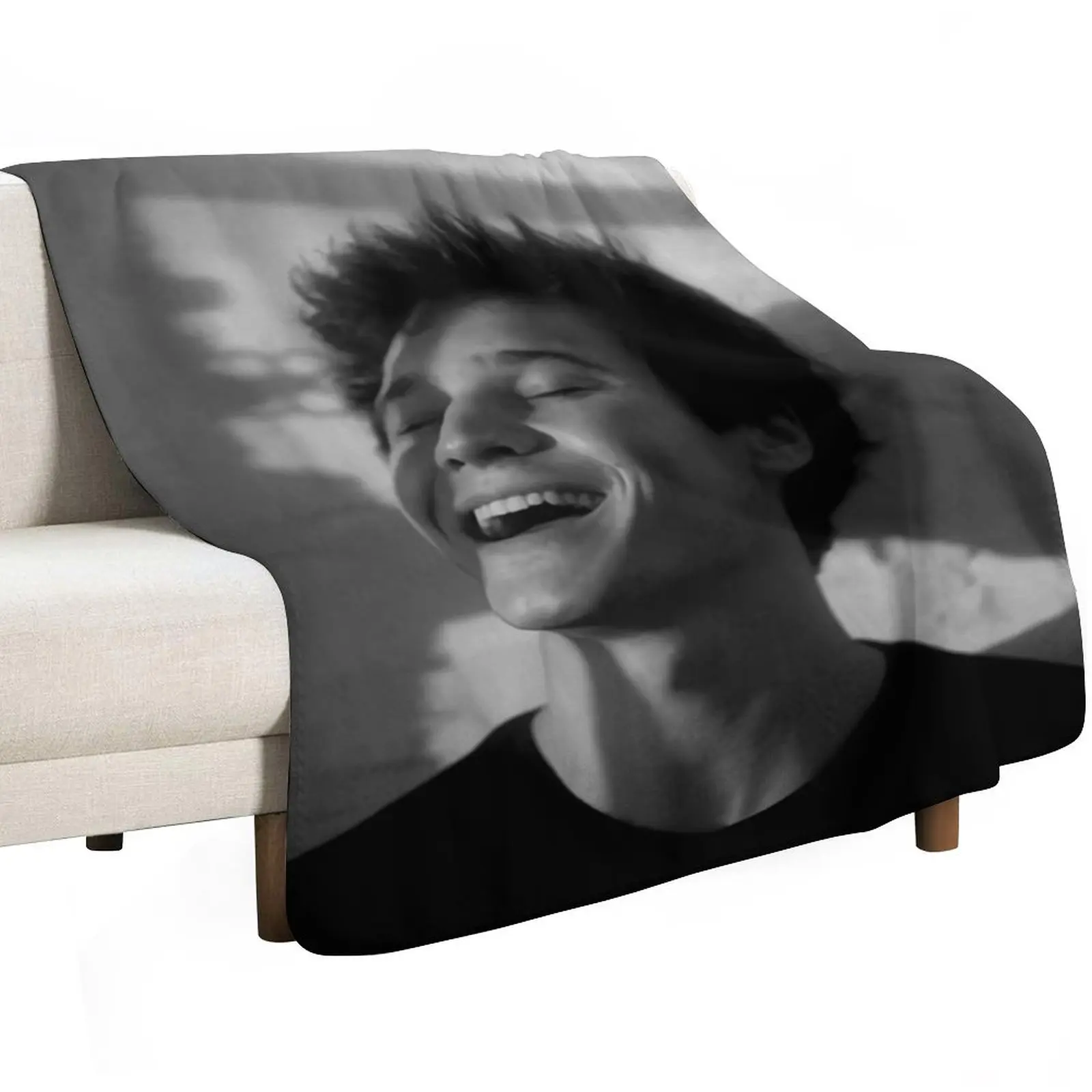 Wincent Weiss Smile Throw Blanket Warm Flannel Blanket for Couch Chair Bedroom