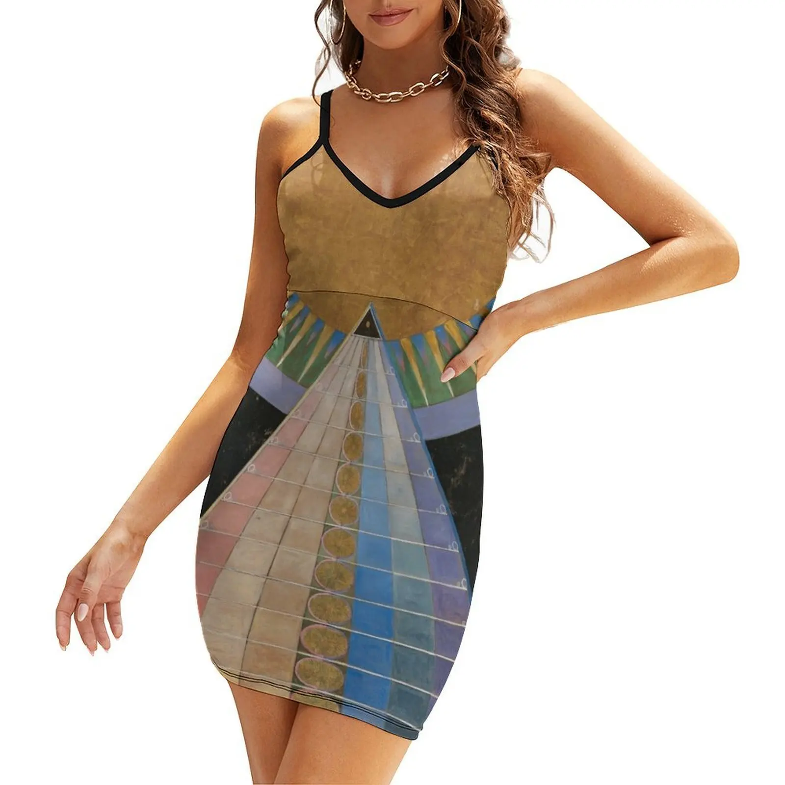 

GROUP X, NO. 1 - HILMA AF KLINT Sling Dress dress for women 2025 women dresses chic and elegant woman dress