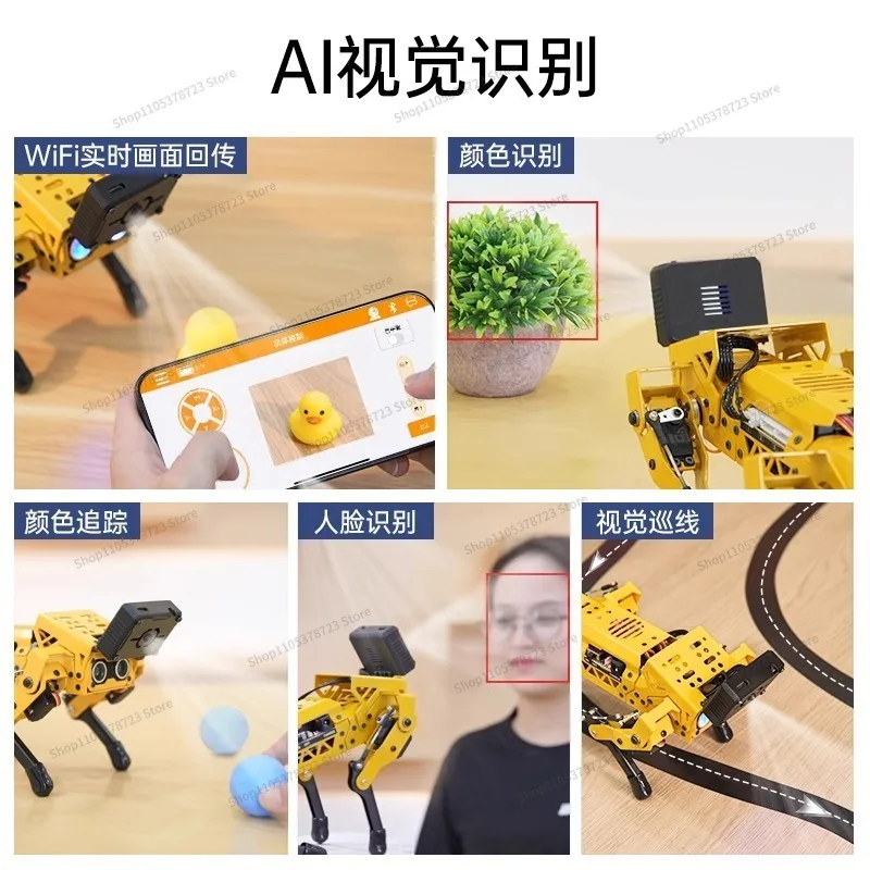 For Four-legged Robot Dog Intelligent AI Visual Bionic Robot/Python Graphical Programming