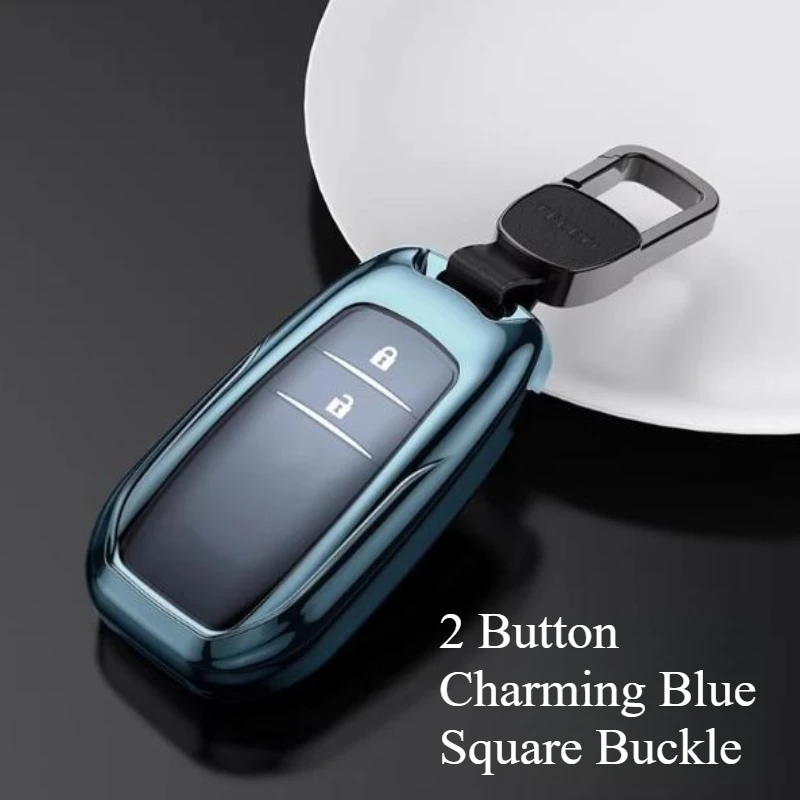 Key Fob Cover Case for Toyota Hilux 2022-2025 Smart Keychain Protector Shell Auto Interior Exterior Accessories