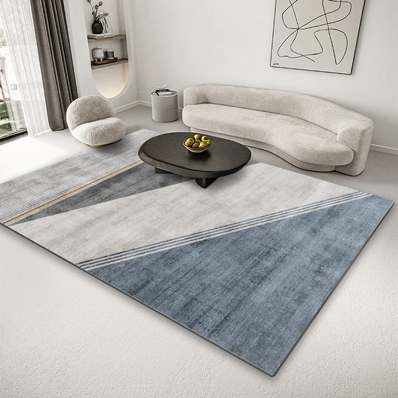 Abstract bedroom bed blanket office floor mat simple light luxury living room carpet Nordic geometric coffee table mat foot mat
