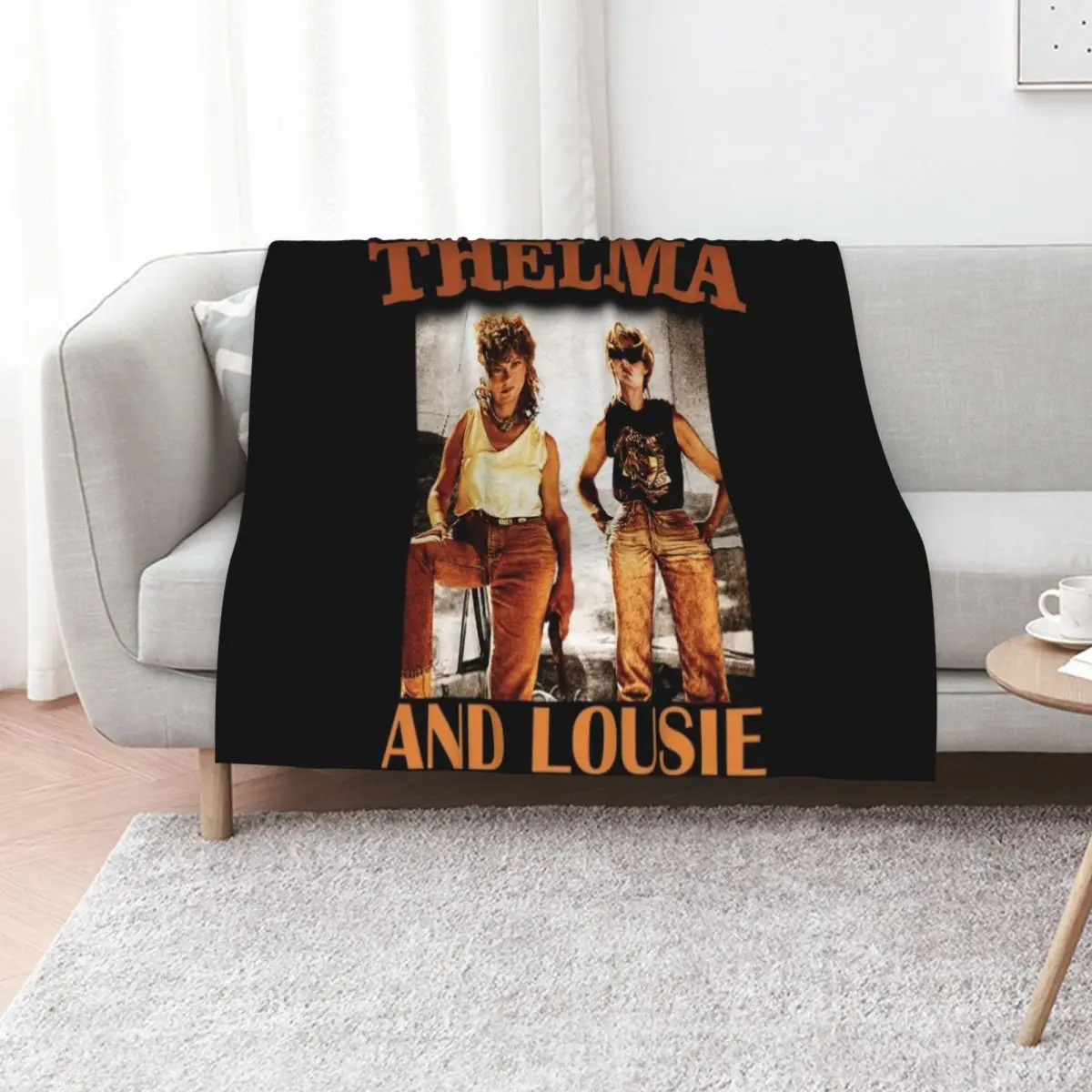 

Thelma And Louise - vintage shirt Throw Blanket Soft Cute Summer Beddings Camping Blankets