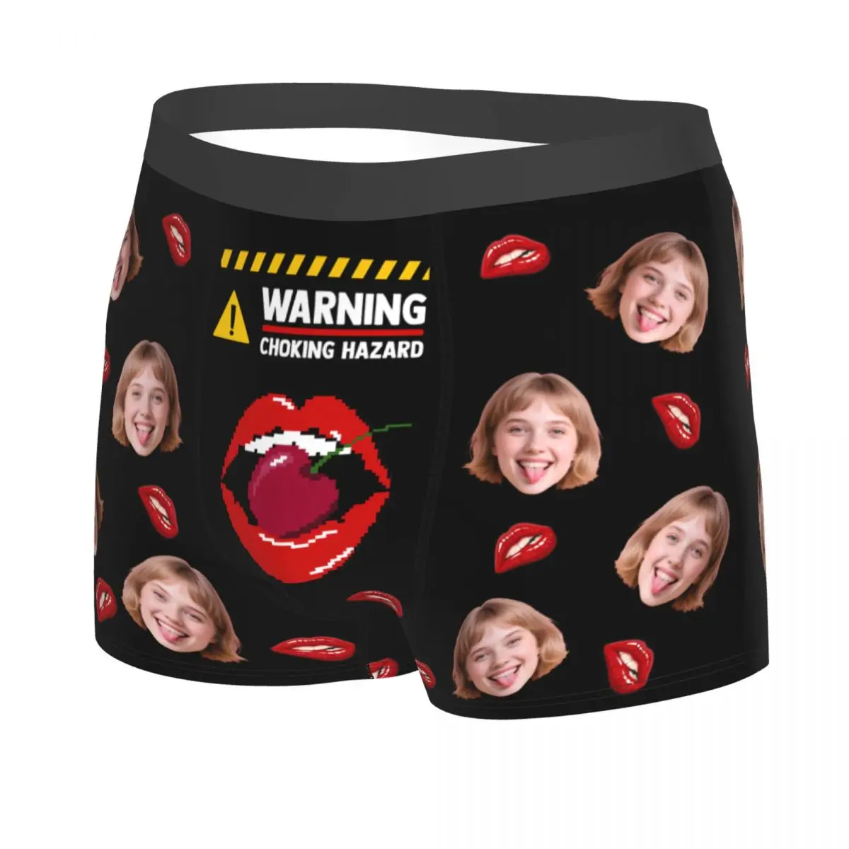 Personalized Face Photo Custom Boxer Shorts Birthday Gift Men Your Own Design Underwear Panties Briefs Stretch Underpants