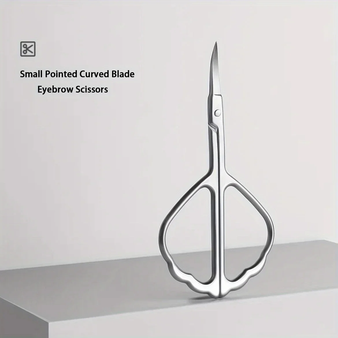 

Новые ножницы для бровей в форме бабочки, ножницы для кутикулы с изогнутым лезвием, профессиональный маникюрный триммер из нержавеющей стали, средство для удаления волос