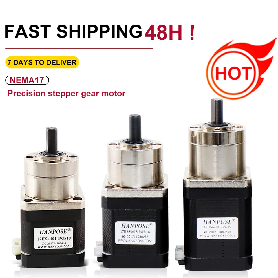 4 FüHren Nema17 Schritt Motor 42 Motor Extruder Getriebe Schritt Motor Ubersetzungs Verhaltnis 518 1 Planeten Getriebe Nema 17 17hs4401 87862191