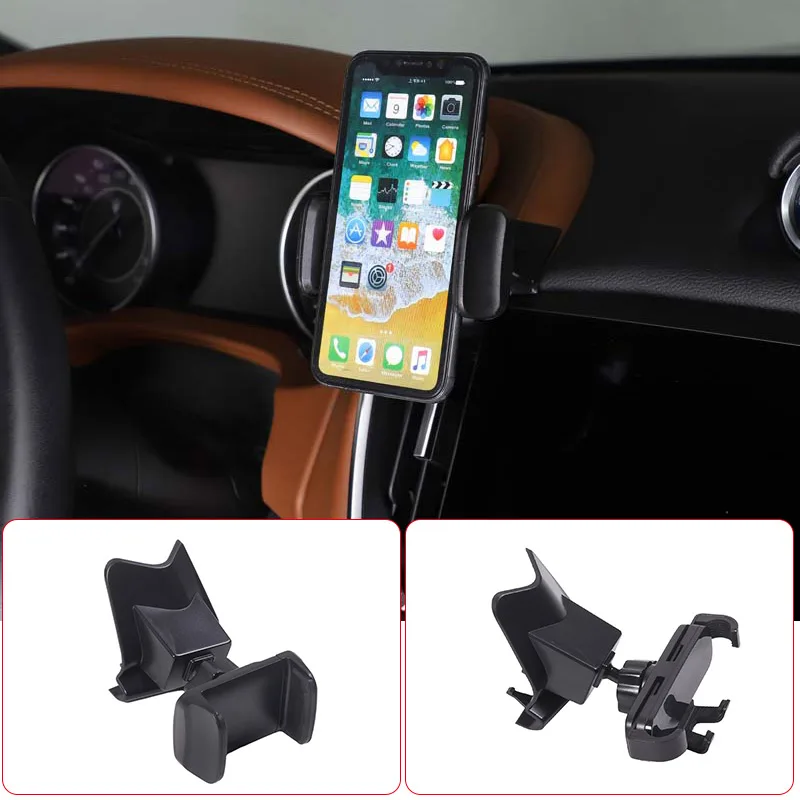 

For Maserati Ghibli 2014-2022 Car Instrument Panel Phone Holder Base GPS Navigation Holder Car Interior Accessories