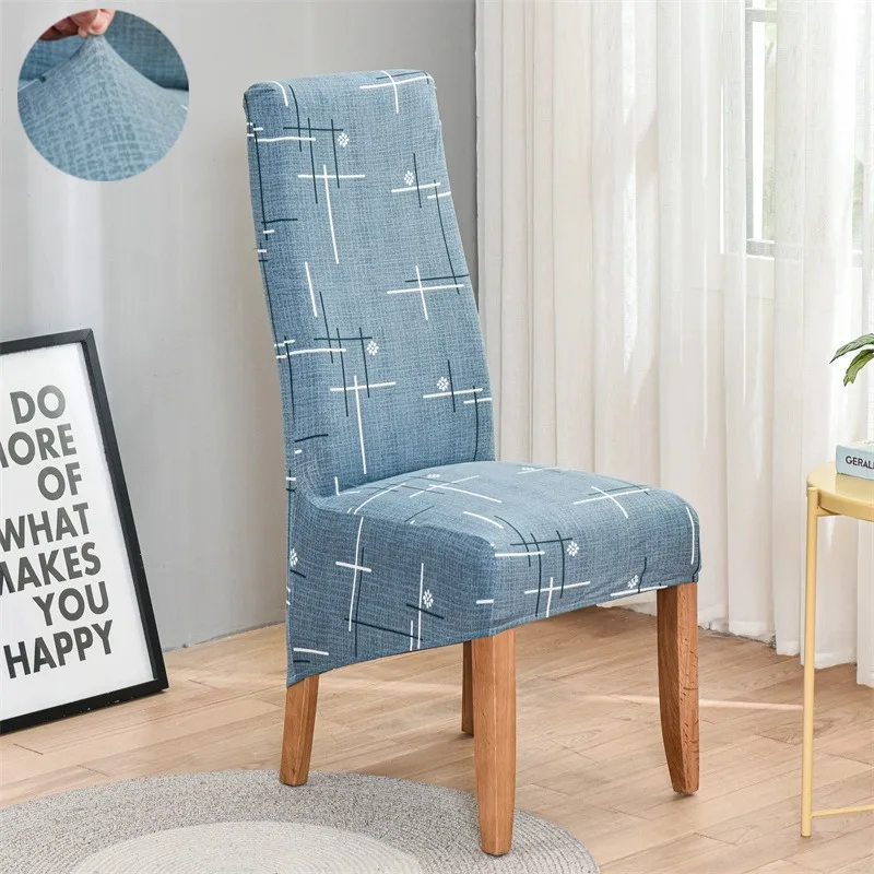 

1/2/6pcs Printed Dining Chair Cover Elastic Seat Chair Covers Washable Chair Slipcover for Wedding Hotel Banquet Home Decor