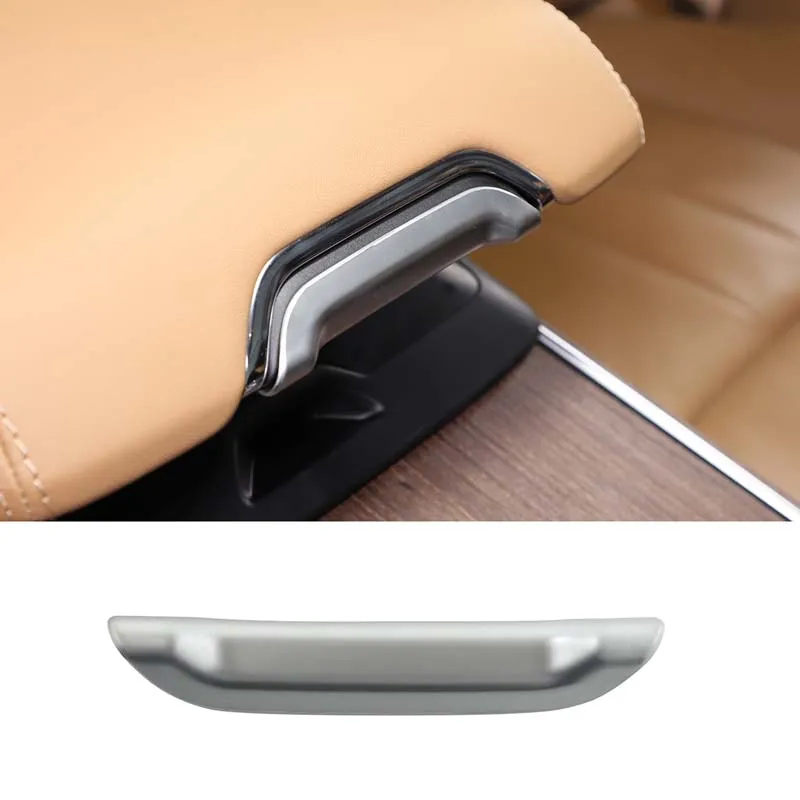 

For Land Rover Range Rover Vogue/Sport 2023 ABS Silver Car Center Control Armrest Box Switch Cover Sticker Auto Accessories