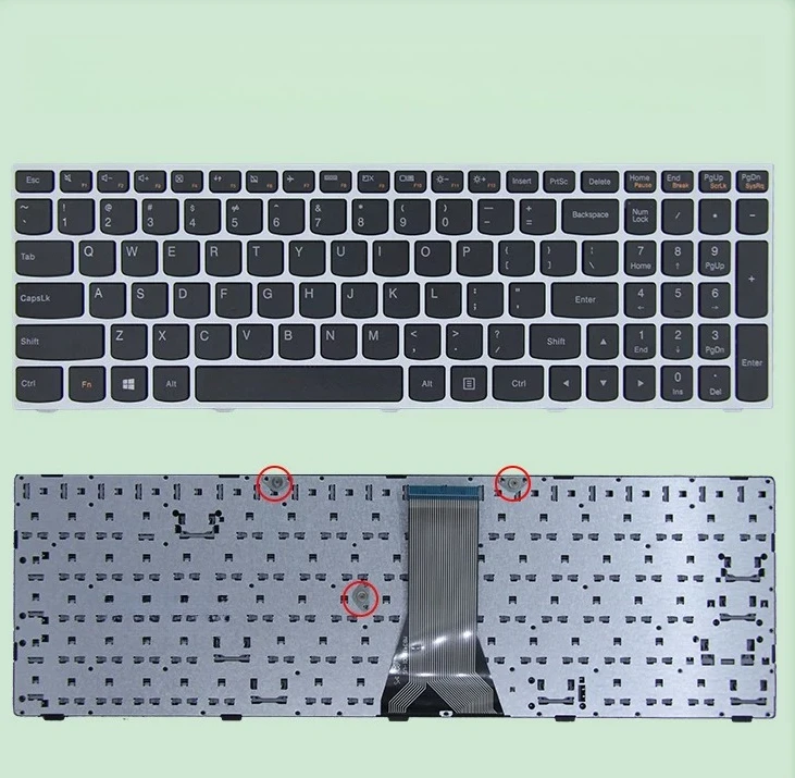 For Lenovo 300-15ISK 500-15IBR B51-30 E51-80 T6G1-US Keyboard V4000