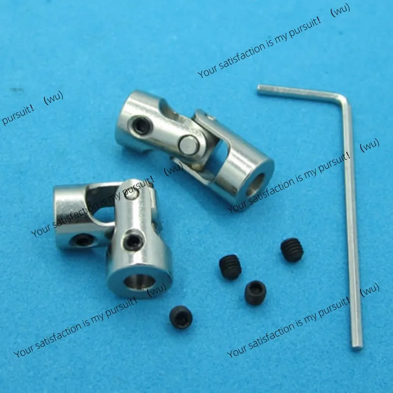 1PC Metal Universal Joint Brushless Shaft Boat Car Shaft Coupler Motor Connector Metal For RC Car Boat Toy 6 Sizes