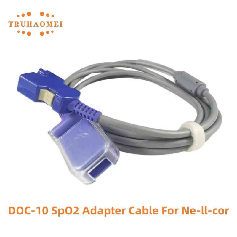 spo2センサー延長ケーブル-再利用可能-14ピンオス-db9メス-oxi-max-doc-10-amp-オキシテックモニターn595-n550-n560-n600-n600x用