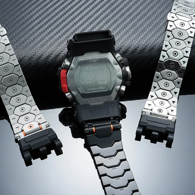 diy-ステンレス鋼時計ストラップカシオビッグマッドキング-ii-gwg-2000-gwg-2040-スチールストリップステンレス鋼時計ストラップブレスレット-acc