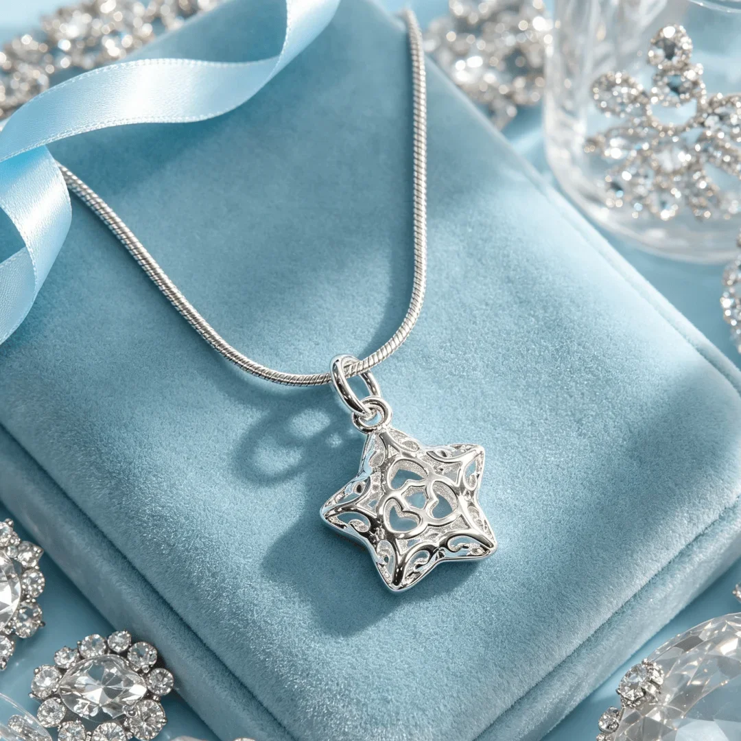 New popular 925 Sterling Silver Hyperbole Hollow Star pendant Necklaces bracelets bar Jewelry Sets for Women Wedding Party gifts