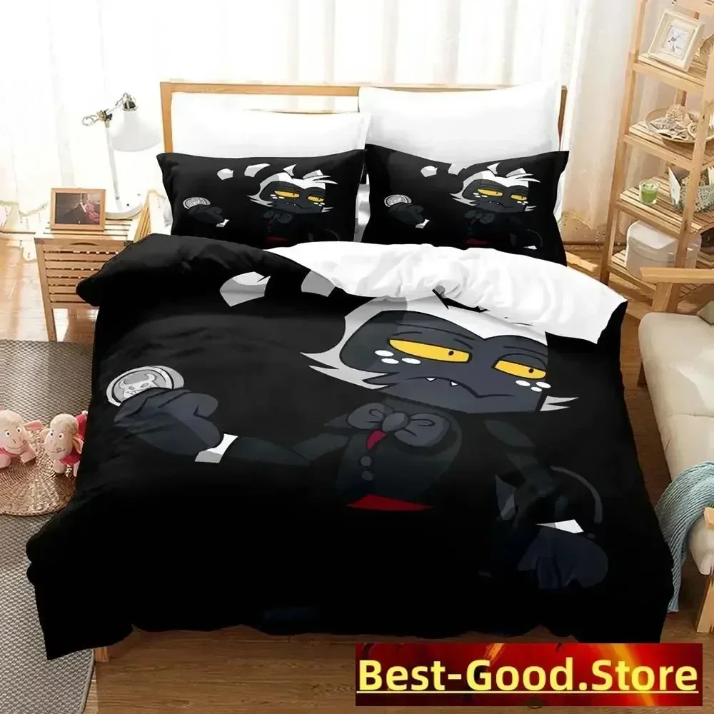 2023 Moxxie Boss Anime parure 3D Printed Bed Set Duvet Cover Pillowcase Bedding Set Linen Sheet Quilt Cover Full Queen King Size