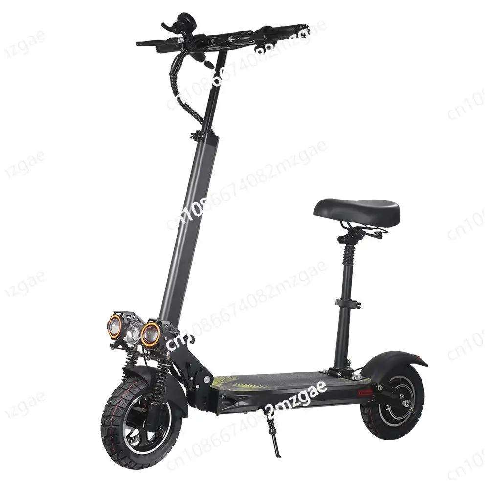 

Electric scooter battery life, double shock absorption, high-power off-road folding, adult 8-inch electric vehicle travel