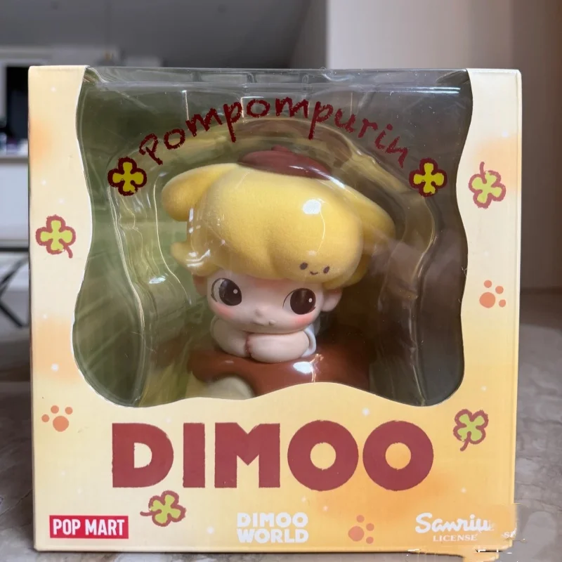 

POP MART DIMOO WORLD POMPOMPURIN Series Trendy Blind Random Box Toys Mystery Box Guess Bag Action Figure Surprise Gift