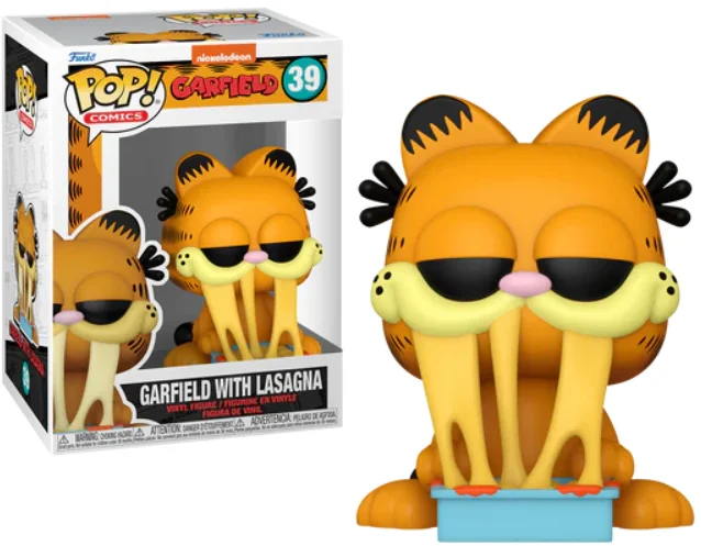 ¡Funko Pop! Figura de acción Garfield Comics Garfield con sartén de lasaña 9 cm