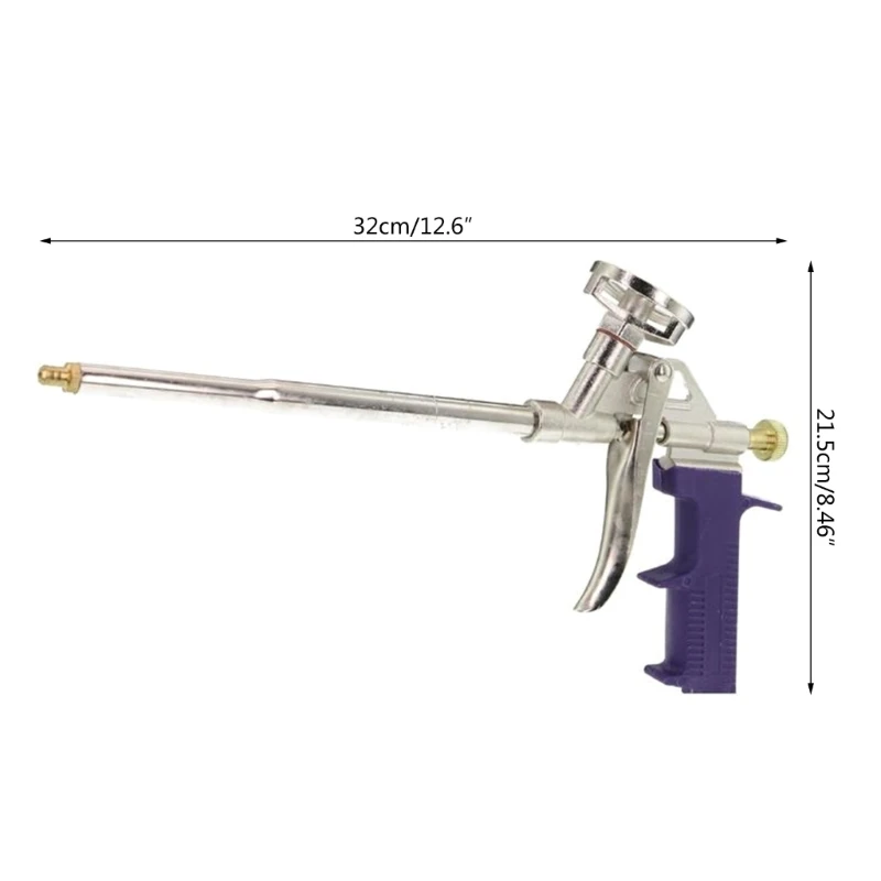 Professional Plastic Metal Polyurethane Manual Foam Guns Expansion Sprayer For Glass Sealant Construction Tools