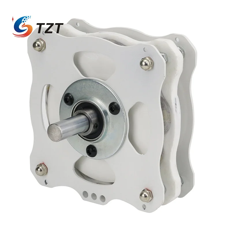 

TZT Finished Steel Shell 1000W DIY Disc Generator Permanent Magnet Core-less Generator Wind Power Hydraulic Generation