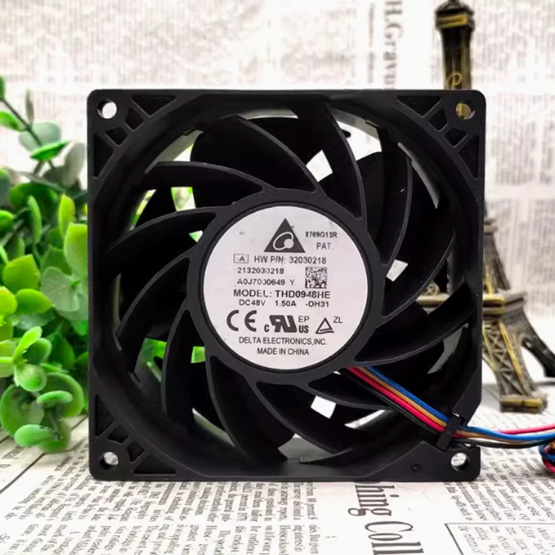 THD0948HE 9038 Ventola server DC 48V 1,50A 9CM Huawei con elevata capacità d'aria