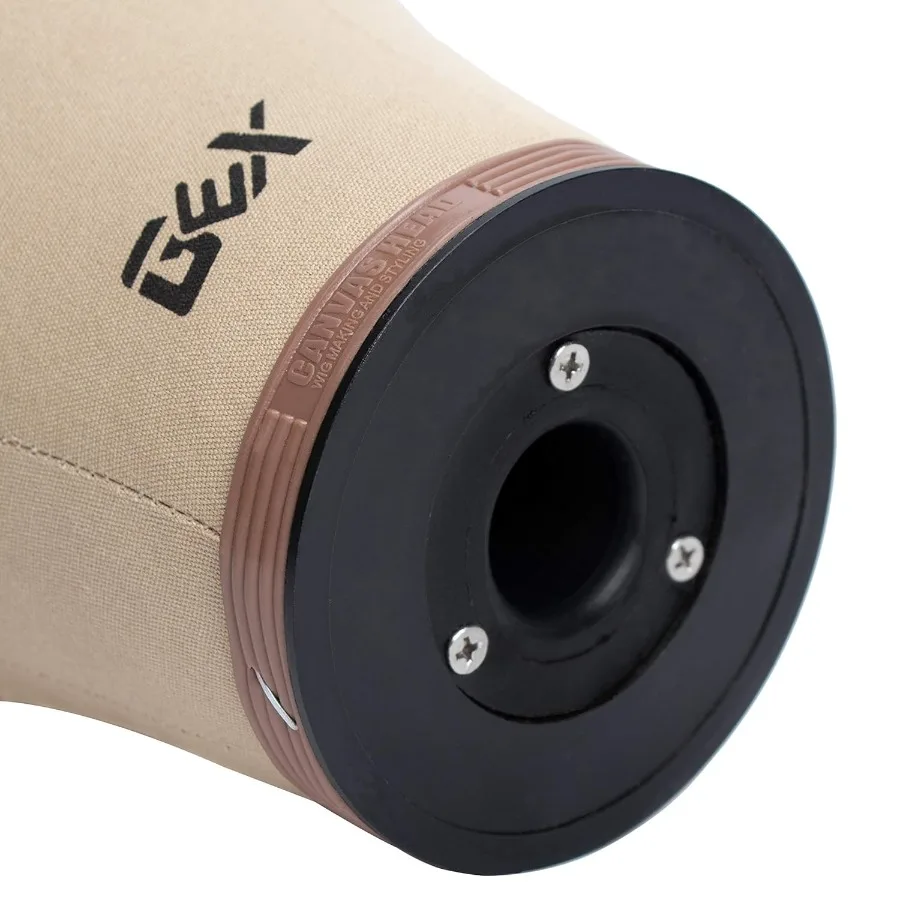 2024 الفلين قماش كتلة رئيس المعرضة رئيس شعر مستعار عرض التصميم رئيس مع جبل ثقب لصالون والاستخدام المنزلي بني فاتح 22 مثالي